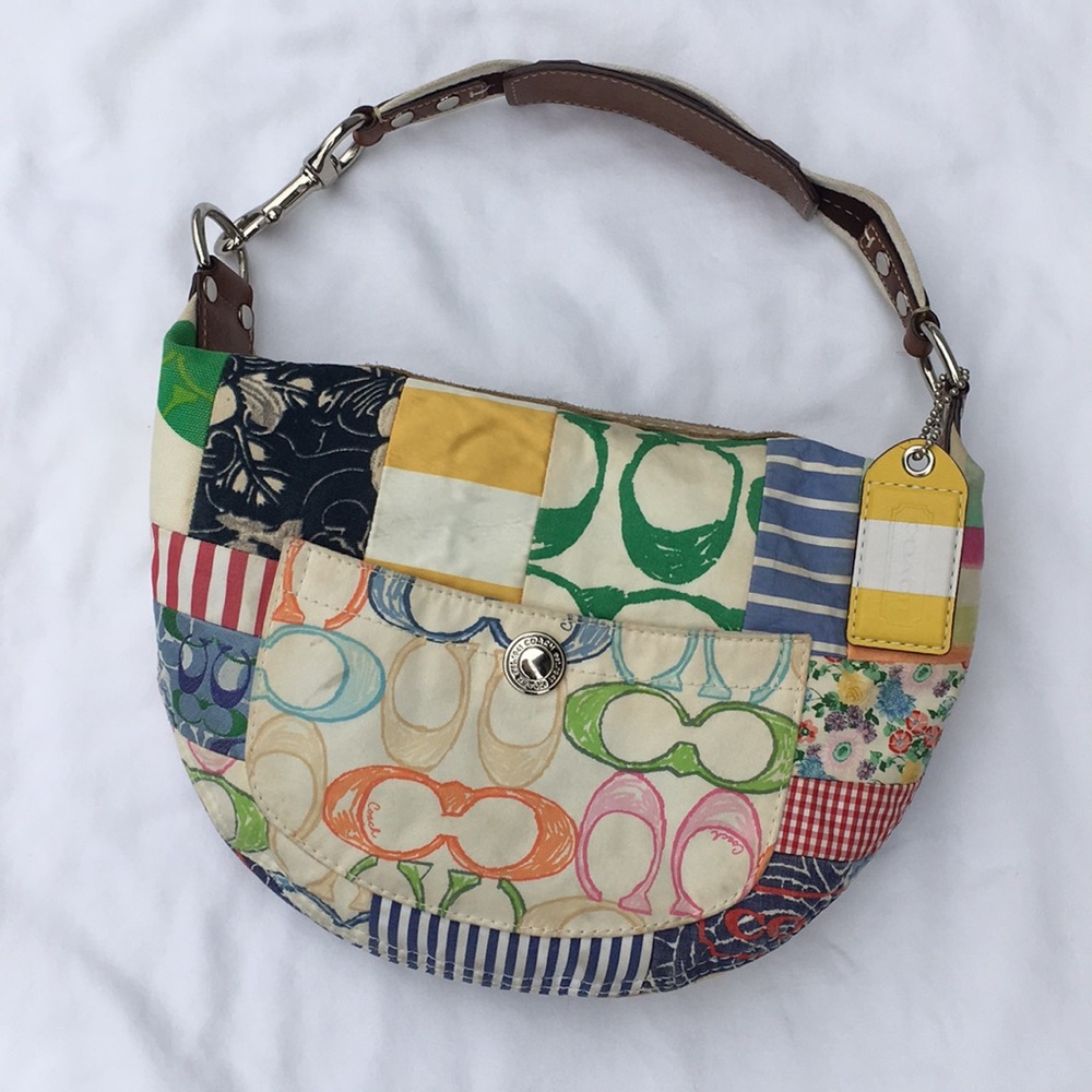 Coach Hamptons Patchwork Hobo Bag